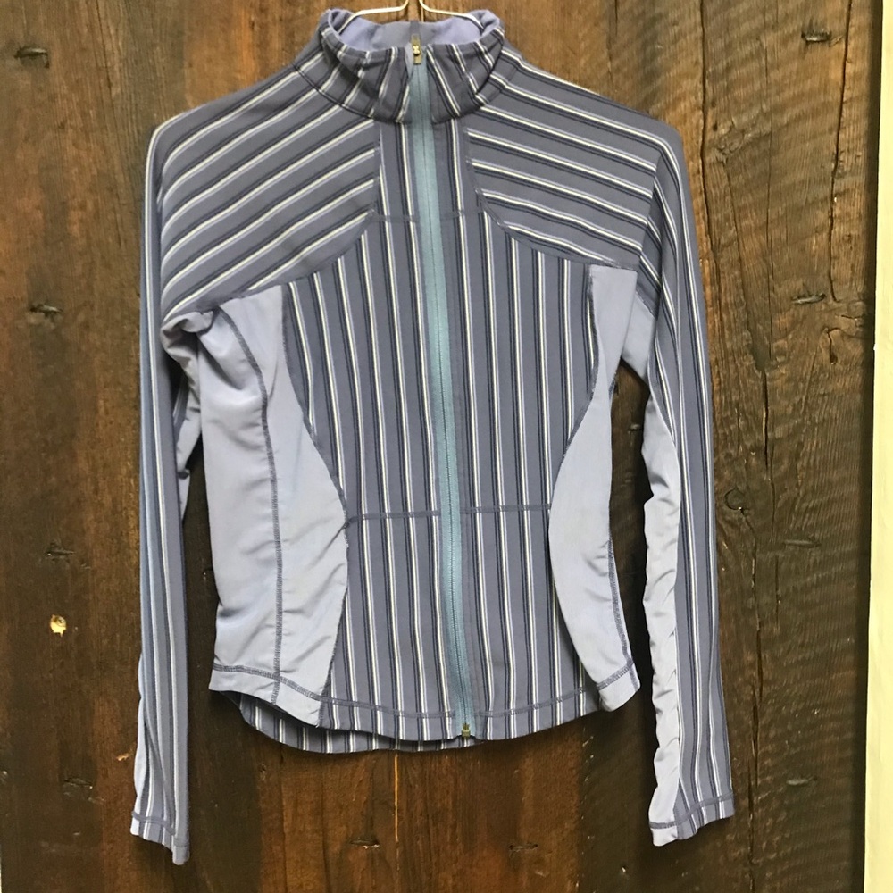 Lululemon Striped Mesh Jacket